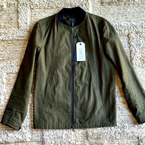 π HOST PICK πNWT Rag & Bone unisex pilot olive green jacket - Picture 2 of 8